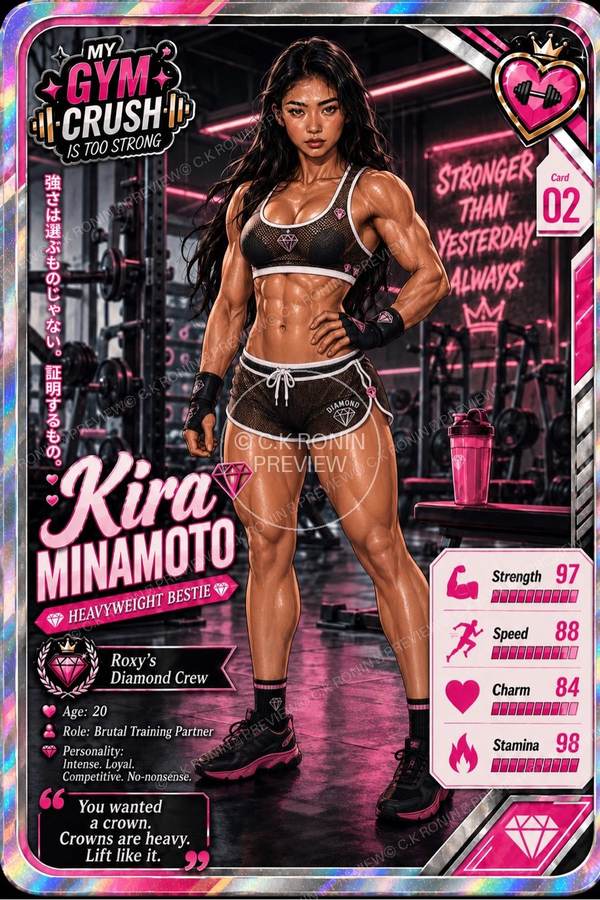 Kira Minamoto official character card