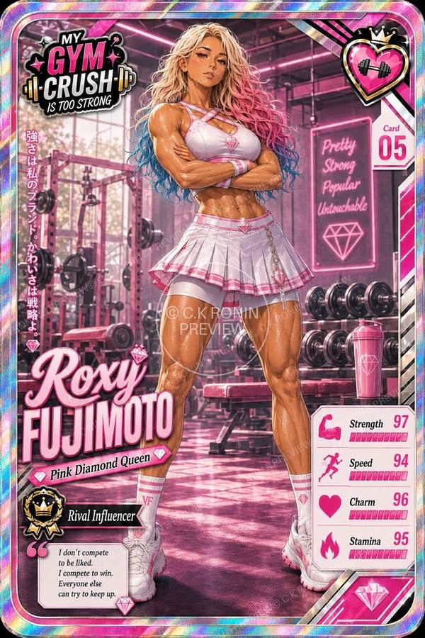 Roxy Fujimoto official character card