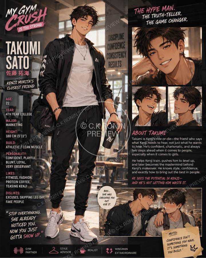 Takumi Sato character artwork