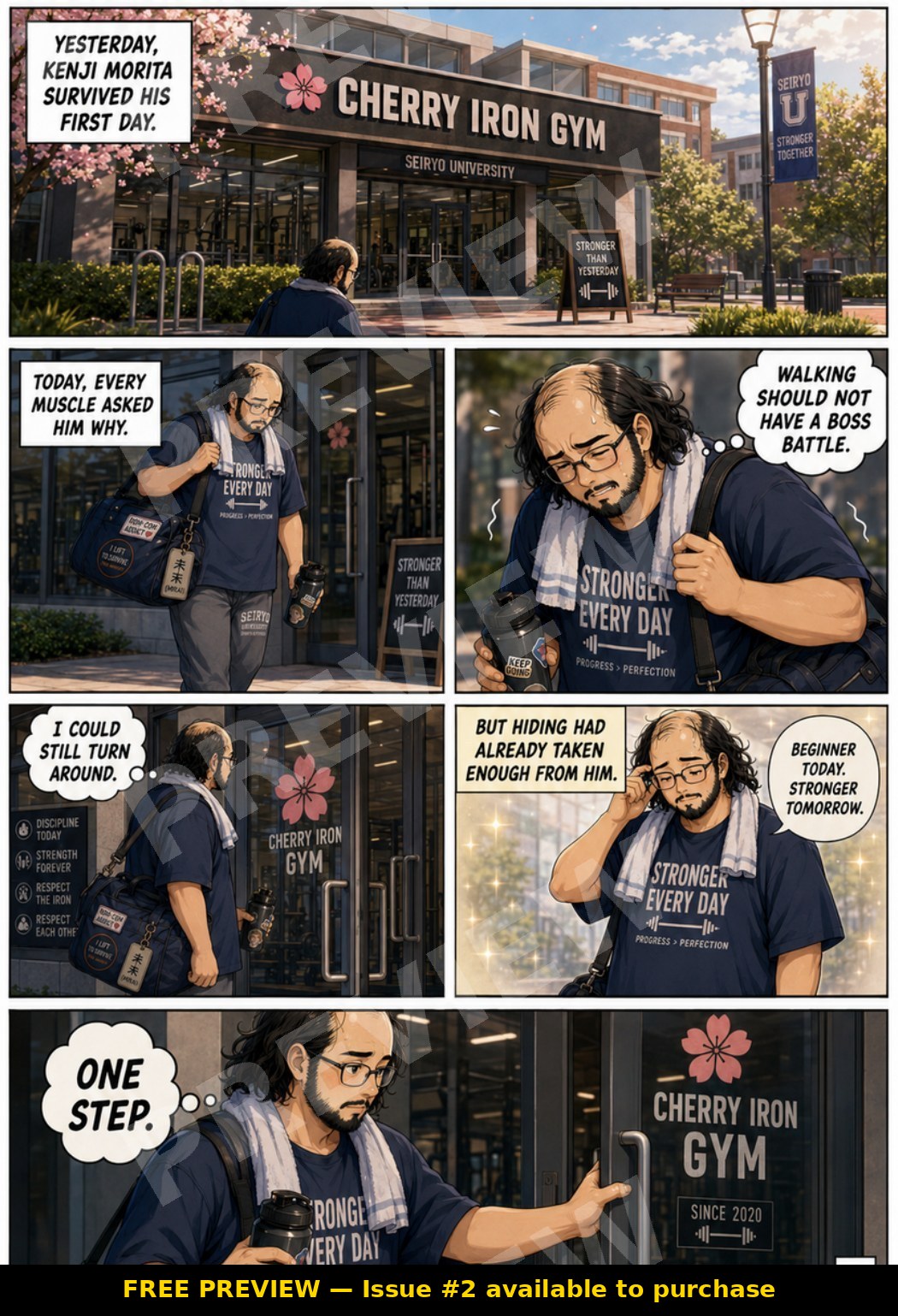 My Gym Crush Is Too Strong, Page 1 — free preview