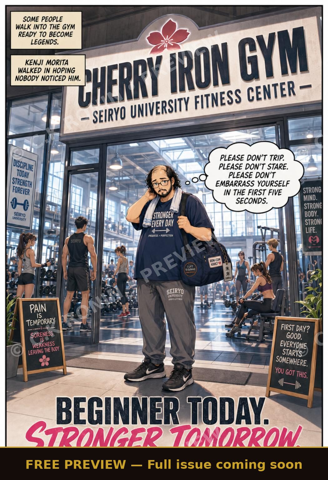 My Gym Crush Is Too Strong, Page 1 — free preview