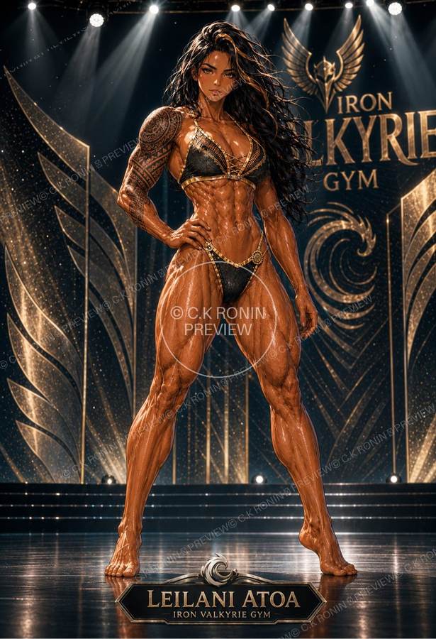 Leilani Atoa Iron Valkyrie Gym stage poster