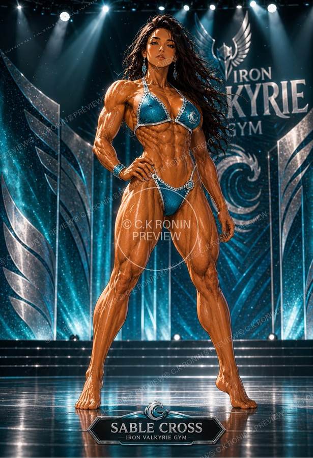 Sable Cross Iron Valkyrie Gym stage poster